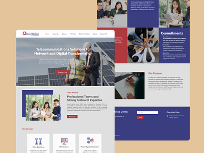 Website PT. Sinergi Rekta Denta landing page ui uidesign uiuix website