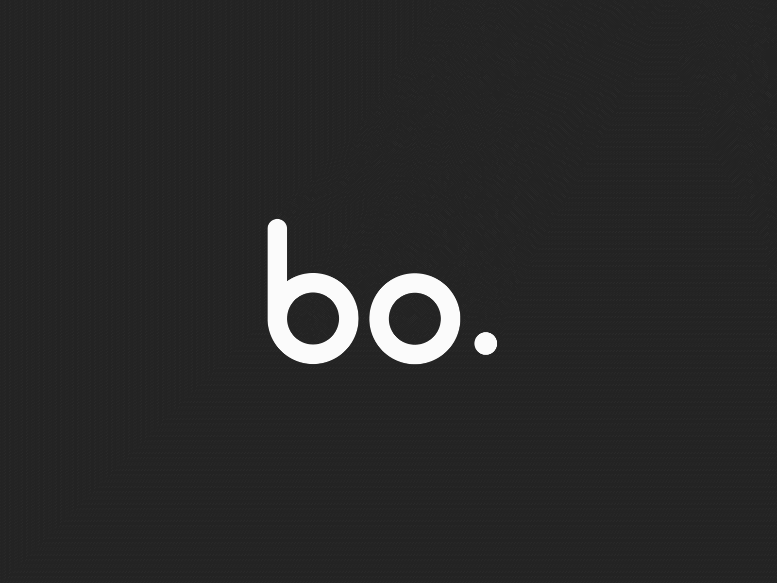 bo. 2d animation animation animeted logo bo. brand identity brand intro branding creative design graphic design letter mark logo logo intro logo type minimal motion graphics simple typo vector brand