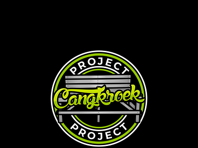 Logo for "Cangkroek Project" branding design illustration illustrator logo typography vector