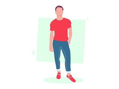 Simple flat design illustration