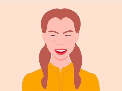 Happy woman illustration
