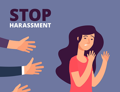 STOP HARASSMENT - SAY NO TO RAPE art design dribbble dribbble best shot fearless fearless females illustration protection rape safe stop women women empowerment women in illustration