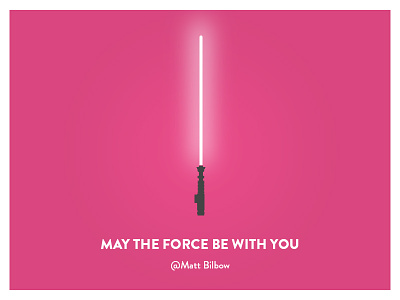 Look mom, I'm on dribbble! hello pink star wars thanks