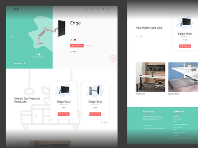 esi adobexd design illustration minimal ui ux web website