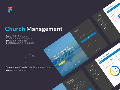 Church Management Website app design figma figmadesign flat typography ui ux web website