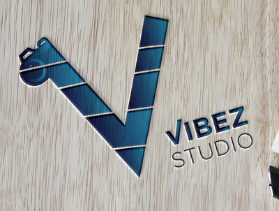 vibez logo mockup brand identity design icon illustration logo mockup design vector illustration