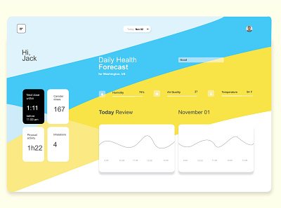 Personalized Health Tracker adobe indesign design health health tracker indesign track ui uiux web app design