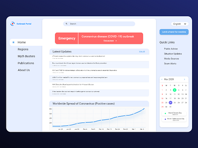 Outbreak Portal Dashboard