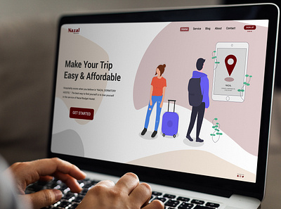 Web Page Design Vol. 03 adobe illustrator graphics design travel travel apps ui ux web page design