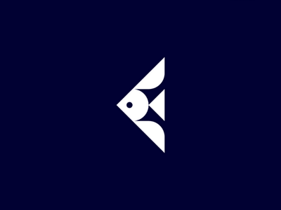 Geometric Fish Logo