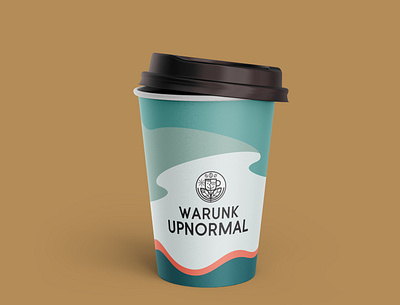 Mockup Cup Redesign Warunk UpNormal Cup Coffee branding design graphic design illustration vector