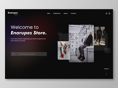 #Exploration - Fashion Store Website