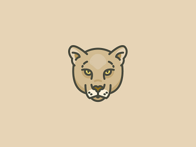 Puma icon animal brand flat graphicdesign icon illustration logo vector