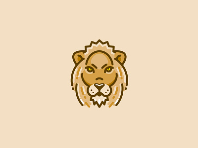 Lion icon (set 5/6)