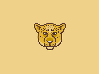 Leopard icon (set 6/6) animal brand flat graphicdesign icon illustration logo vector