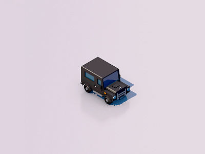 Isometric jeep (2/9) 3d cinema4d city graphicdesign icon isometric map shop store street town