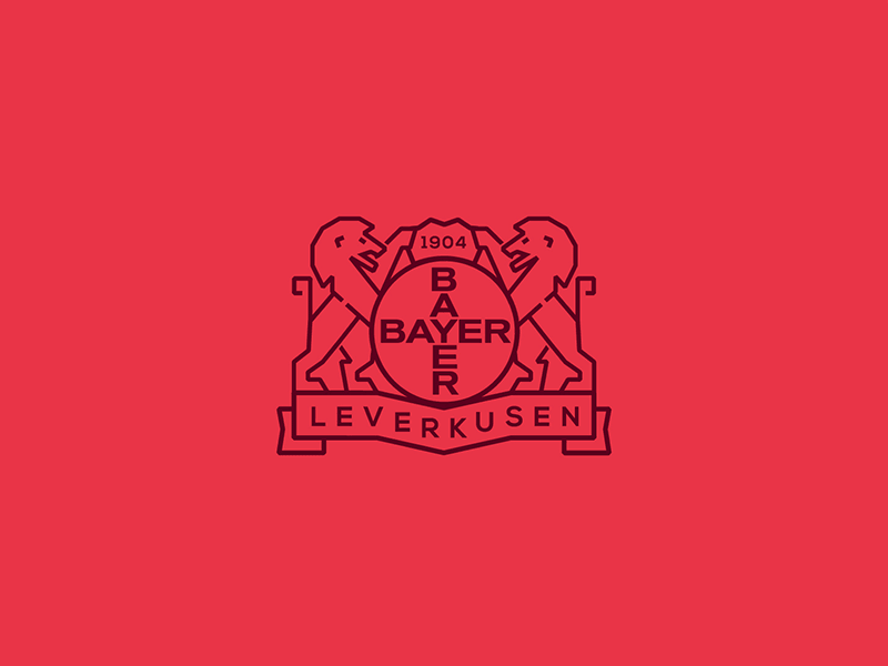 Club Crest Challenge - Bayer Leverkusen badge branding crest crest logo design flat football football helmet football logo graphicdesign icon icon artwork illustration leverkusen lion logo logo a day rebrand rebranding vector