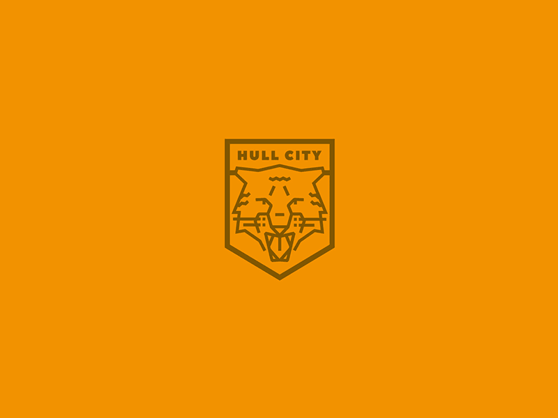 Club Crest Challenge - Hull City badge branding design flat football football helmet football logo graphicdesign icon icon artwork illustration logo tiger vector