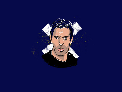 Gigi Buffon - Goalkeeper portrait brush buffon football germain graphicdesign icon illustration juve paris photoshop portrait portrait art wacom bamboo