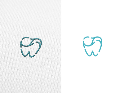 Logo for Center for Implantology and Orthopedic Stomatology design. graphic icon logo. tooth