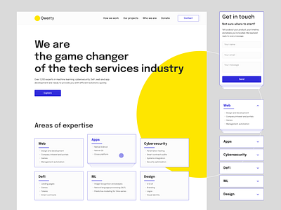 Landing page