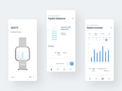 SIXTY-mobile app for hydro watch