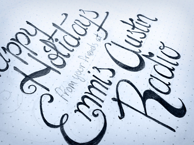 [WIP] IT'S COMING christmas drawing hand holidays rendered script sketch type typography