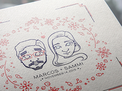 Wedding Announcement Mockup