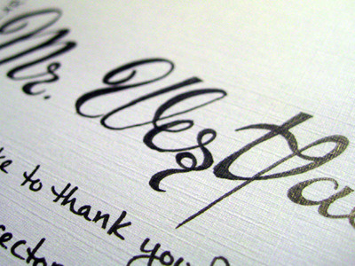 Danke cursive handwriting script type typography