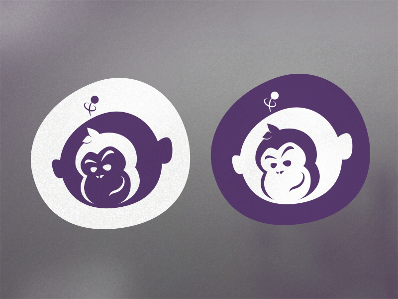 [WIP] Space Chimp Media Logo by Damaris Alfonso on Dribbble