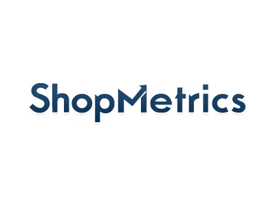 Shopmetrics logo font logo type