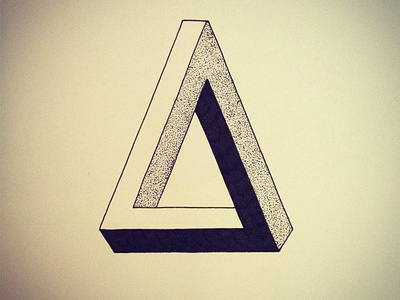 Impossible Triangle by John Denmat on Dribbble