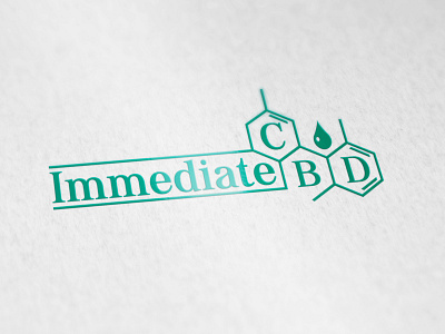 Immediate CBD logo brand identity branding business cards business logo company brand logo company logo icon illustration logo logodesign