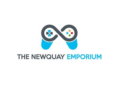 The Newquay Emporium logo brand identity branding business cards company brand logo company logo illustration logo logodesign typography vector