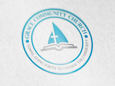 GRACE COMMUNITY CHURCH LOGO brand identity branding business cards business logo company brand logo company logo design icon logodesign vector