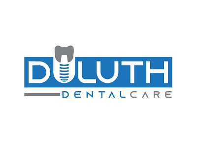 DULUTH DENTAL CARE LOGO app brand identity branding business cards business logo company brand logo company logo icon logodesign ux