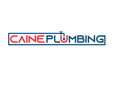 CaINE PLUMBING logo brand identity branding business cards business logo company brand logo company logo design logo logodesign typography vector