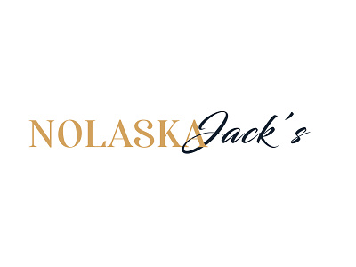 NOLASKA JACK S LOGO brand identity branding business cards business logo company brand logo company logo design illustration logodesign typography