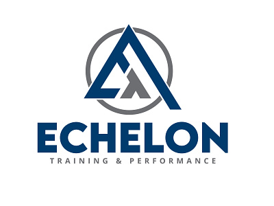 Echelon Training Performance logo brand identity branding business cards business logo company brand logo company logo design logodesign typography vector
