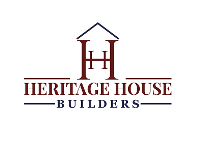 Heritage House Builders logo brand identity branding business cards business logo company brand logo company logo logo logodesign typography vector