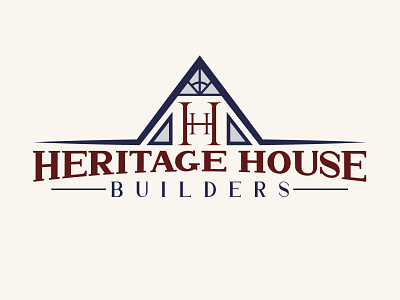Heritage House Builders logo brand identity branding business cards business logo company brand logo company logo icon logo logodesign typography