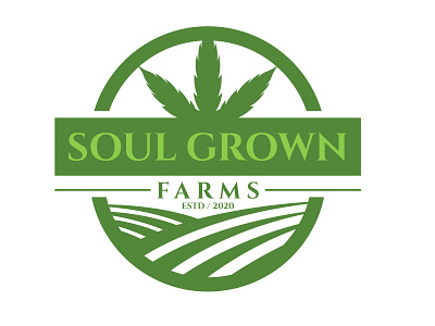 SOUL GROWN FARMS LOGO branding business cards business logo company brand logo company logo design illustration logodesign typography vector