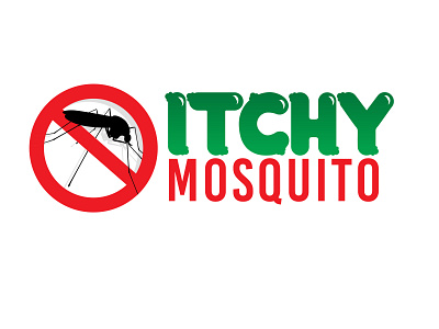 Itchy Mosquito LOGO brand identity business cards business logo colorful company brand logo company logo design icon illustration logodesign typography vector