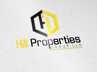 Hill Properties Group, LLC logo brand identity branding business cards business logo colorful company brand logo company logo logodesign typography vector