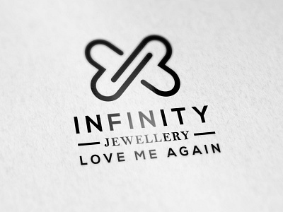 INFINITY JEWELLERY LOGO brand identity branding business cards business logo company brand logo company logo icon logo logodesign typography