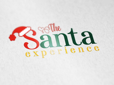 The Santa Experience logo brand design brand identity branding business cards business logo company brand logo company logo design logo logodesign