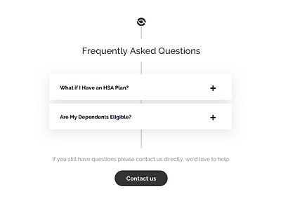 FAQ's accordion faq reveal ui