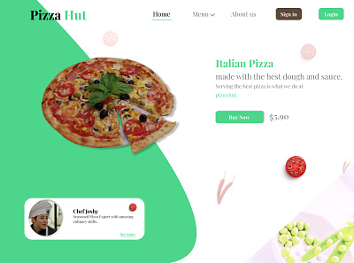 Pizza Website usability user research web design