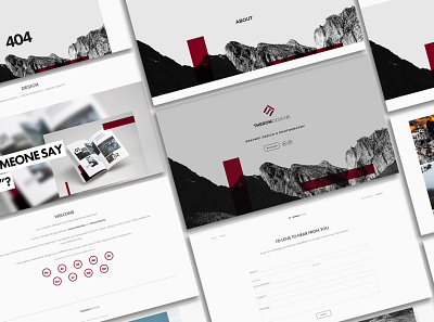 Theron Designs Website Design branding design logo minimal ui web website