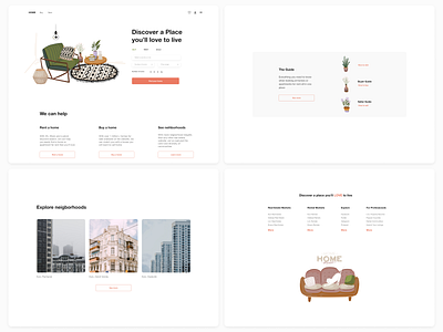 Landing Page Redesign branding design flat illustration illustrator minimal ui ux web website